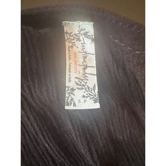 Intimately Free People Black & Gold Sleeveless Dress With Sequin Details Size S - Picture 3 of 6